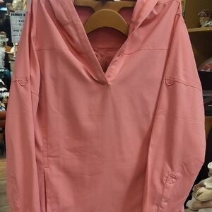 Pink Hooded Pullover